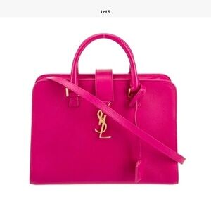 Yves Saint Laurent Fuchsia Satchel